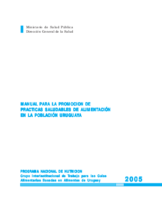 Manual Para la Promocion de Practicas Saludables de Alimentación en la Población Uruguaya